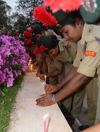 Candle rally at College of Agriculture 