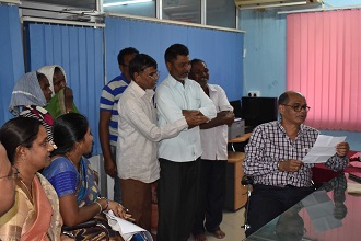 Registrar visit to RARS, POLASA, JAGTIAL