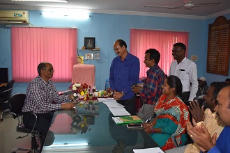 Registrar visit to RARS, POLASA, JAGTIAL